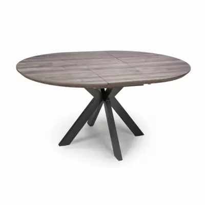 Hattan 120-160cm Extending Dining Table - Grey